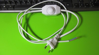 Світловий регулятор світла диммер управління з кабелем 90см 250V 100W (14399)