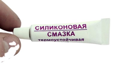 Силіконова змазка тюбик 10мл термостійка густа (14410)