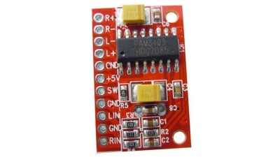 Цифровий стерео підсилювач звукової частоти 2*3W 2.5-5V PAM8403 (14425)