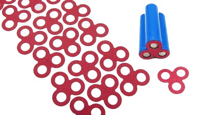 Паперова ізоляція на плюс трьох акумуляторів Li-Ion 18650 3шт (14472)