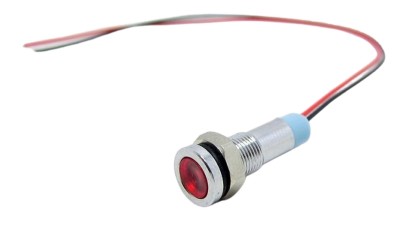 LED світлодіод червоний 6мм DC 24V (14551)
