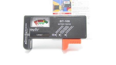 Універсальний тестер заряду батарей BT-168D 1.5V 9V (14630)
