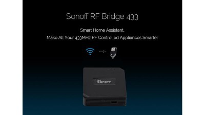 Розумний Wi-Fi міст Sonoff RF 433MHz Wi-Fi сигналізація (14675)