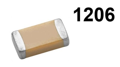 Конденсатор керамічний SMD 1206 150nF 50V NPO 25шт (14701)