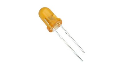 Світлодіод LED F5 Ф5 5мм помаранчевий (14743)