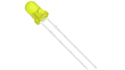 Світлодіод LED F5 Ф5 5мм жовтий 10шт (14745)