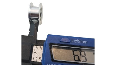 Шків без зубів 12мм M5 для 3D-принтера ЧПУ аналог 20 зубов (14786)