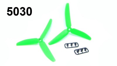Пропелери лопасті квадрокоптера дрона LJI 5030 потрійні пара (14827)