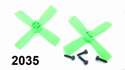 Пропелери лопасті квадрокоптера дрона HSKRC 2035 потрійні з болтами (14833)