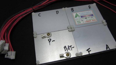 Плата BMS літій-титанат LiTo 72V 32S 50A розряд 5A заряд (14851)