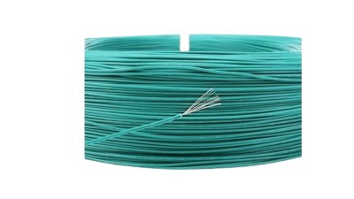 Ізольований кабель багатожильний ПВХ 24AWG UL1007 зелений 1м (14856)