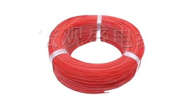 Монтажний кабель силіконовий 22 awg 3239 1.76мм 3kv червоний 1м  (23004)