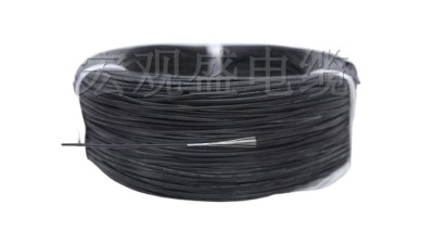 Ізольований кабель силікон 22 awg 3239 1.76мм 3kv чорний 1м (23005)