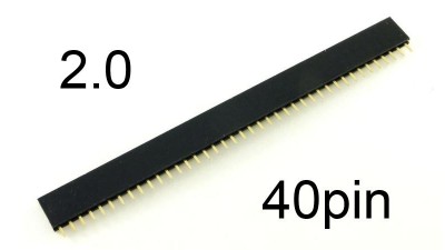 Роз'єми штирьового з'єднання на плату крок 2.0 40pin (14884)