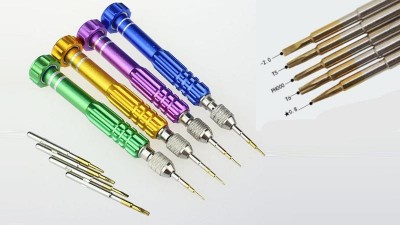 Викрутка з набором насадок 5 в 1 для розбирання телефонів планшетів (14904)