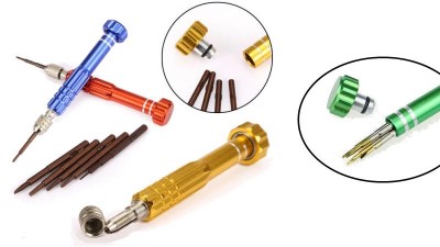 Викрутка з набором насадок 5 в 1 для розбирання телефонів планшетів (14904)