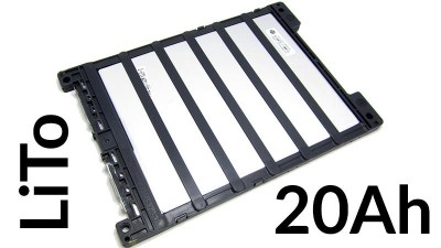 Акумулятор літій титанат LiTo 2.3V 20Ah з клемами (14974)