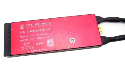 Плата захисту балансир BMS літій титанат акумулятора LiTo 35S 84V 80A (14980)