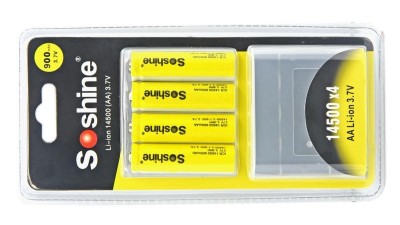 Акумулятор Soshine 14500 AA Li-Ion 3.7V 900mAh (14992)