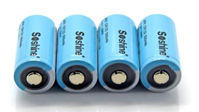 Акумулятор Soshine 15266 IFR CR2 LiFePo 3.2V 300mAh (14998)