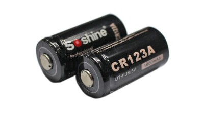 Батарейка Soshine CR123A 1600mAh Lithium 3V not rechargable (15001)