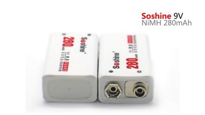 Крона Soshine Ni-Mh 9V 280mAh (15003)