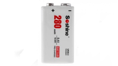 Крона Soshine Ni-Mh 9V 280mAh (15003)