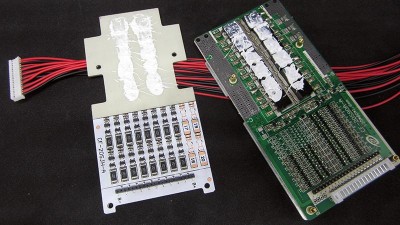 Плата захисту заряду розряду балансир BMS LiFePo 16S 48V 90A (15012)