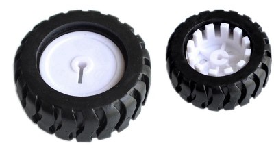 Колесо гумове шина для редуктора двигуна N20 43мм D-axis (15021)