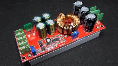 Підвищуючий перетворювач DC Boost 1200W 20A (15051)