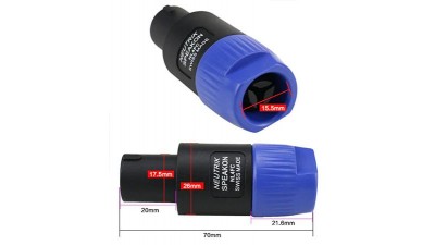 Штекер з'єднувач Speakon NL4FC Neutrik (15057)