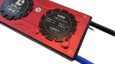 Плата захисту балансир BMS літій титанат LiTo Daly 15S 36V 80A (15095)