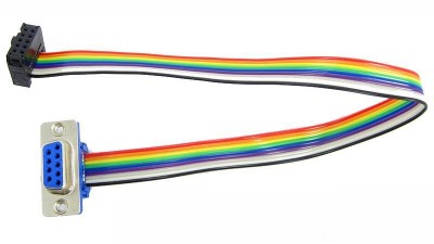 Кабель перехідник DB9 COM9 контактний кабель RS232 COM-порт DB9 (15117)