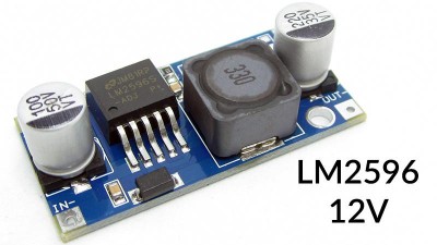 Понижуючий перетворювач напруги LM2596S 6-40V to 12V 3A (15170)
