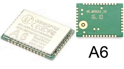 Модуль бездротової передачі A6 GPRS GSM 850/900/1800/1900MHz (15178)