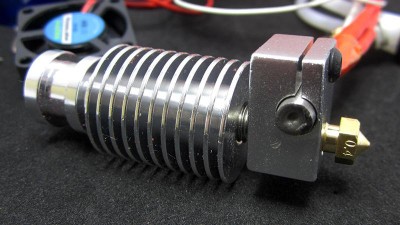 Хотенд екструдер короткий 1.75*0.4 з вентилятором 3D-принтер (15181)