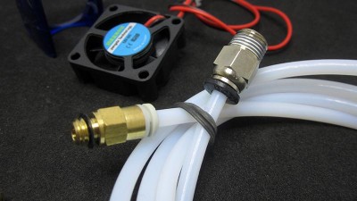 Хотенд екструдер короткий 1.75*0.4 з вентилятором 3D-принтер (15181)