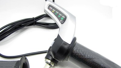 Комплект ручка газу з індикатором заряду і замком запалювання 24V (15192)