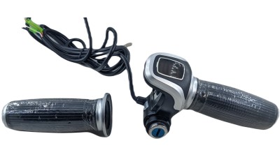 Комплект ручка газу з індикатором заряду і замком запалювання 48V (15194)