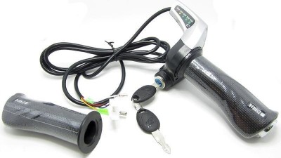 Комплект ручка газу з індикатором заряду і замком запалювання 60V (15195)