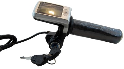 Комплект ручка газу з LCD дисплеєм і замком запалювання 36V (15196)