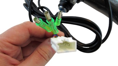 Комплект ручка газу з LCD дисплеєм і замком запалювання 36V (15196)