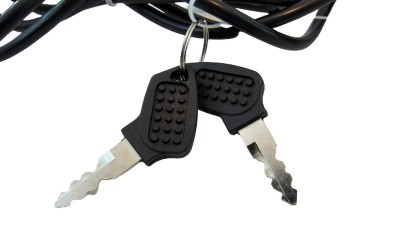 Комплект ручка газу з LCD дисплеєм і замком запалювання 48V (15197)