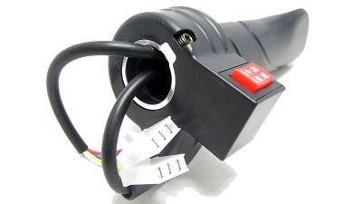 Права ручка газу з перемикачем на три положення 22мм (15203)