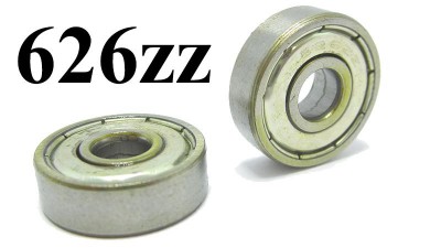 Підшипник роликовий кульковий 626zz (15268)