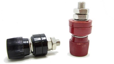 Клеми на приладовий блок 555 червона і чорна 2шт 200A (15270)