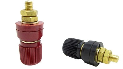 Клеми на приладовий блок 333 червона і чорна 2шт 60A (15271)