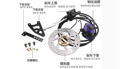 Гідравлічні гальма 90-100 набір для електровелосипеда (15286)