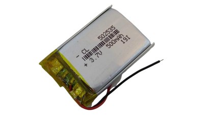 Акумулятор LiPo 502535 A9 3.7V 500mah 35*25*5мм (15313)