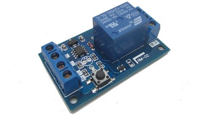 Одноканальний бістабільний релейний модуль 12V SRD-12VDC-SL-C (15314)